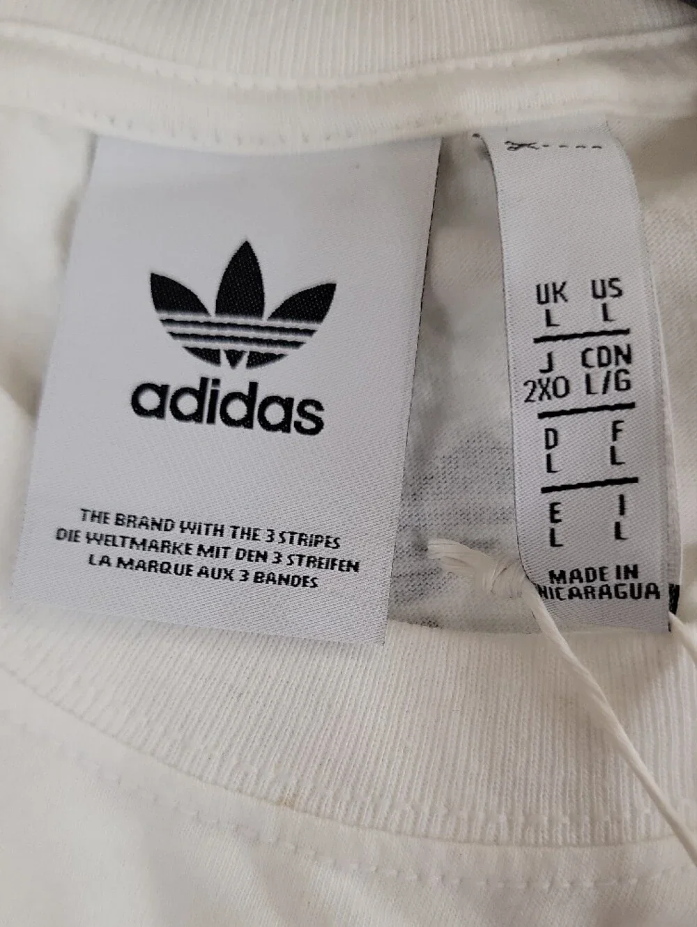 adidas White Kids 'Always Original' Fruit Graphic Tee